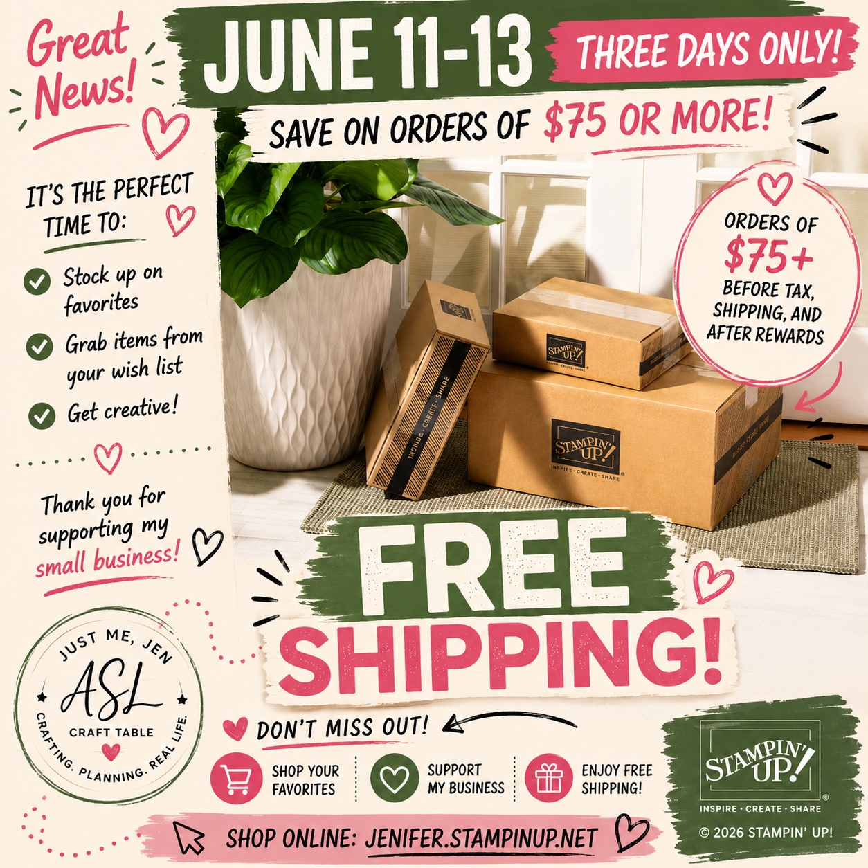 Limited-Time Free Shipping Offer