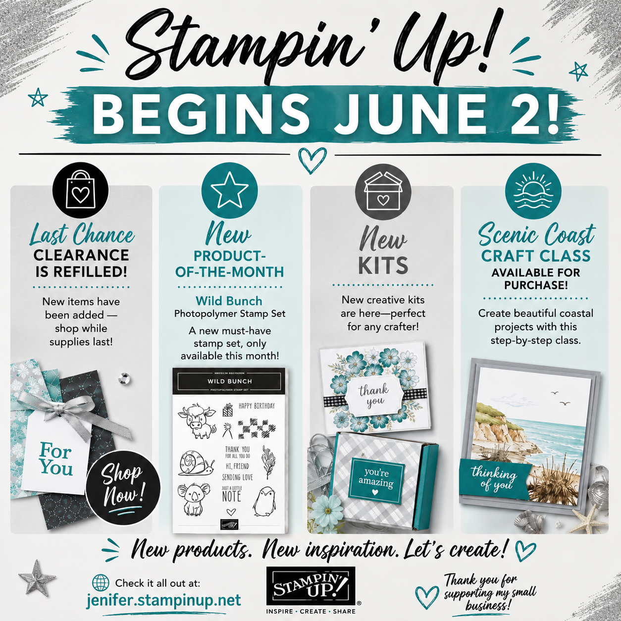New Products, New Kits, New Creativity — Starting TODAY!