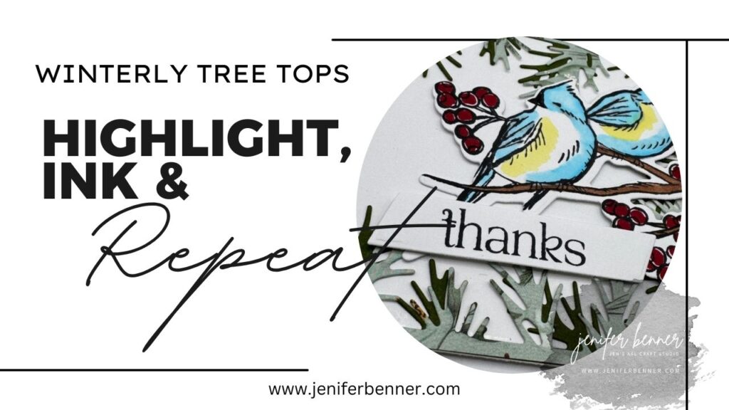 Highlight, Ink & Repeat: Winterly Tree Tops | Week 2